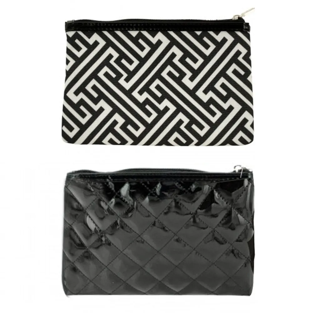 1 X Cosmetic Clutch Pouch Purse Wallet Make Up Toiletry Travel Bag Case Compact