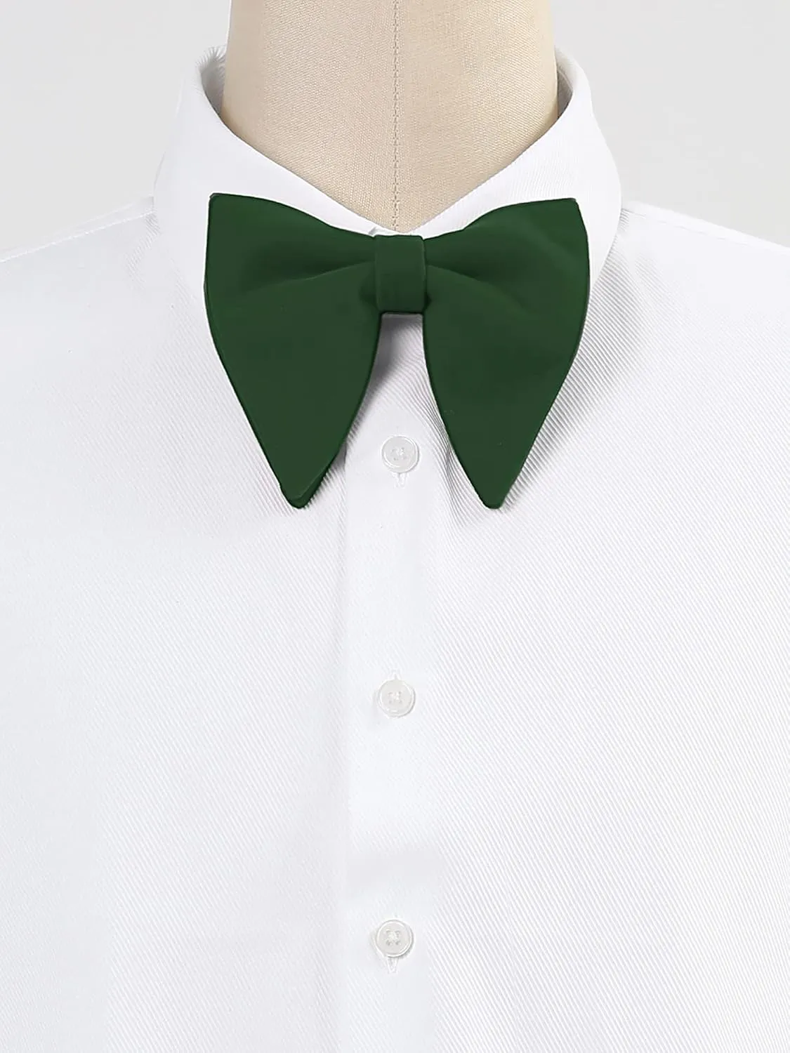 Allegra K Solid Pre-tied Bow Ties for Women Men Formal Party Prom Bowties Velvet