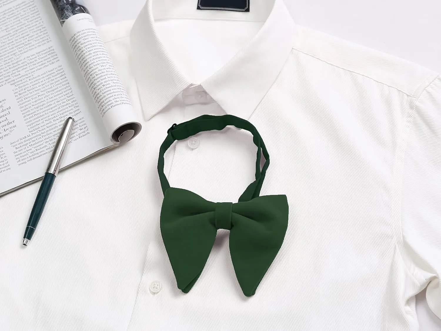 Allegra K Solid Pre-tied Bow Ties for Women Men Formal Party Prom Bowties Velvet