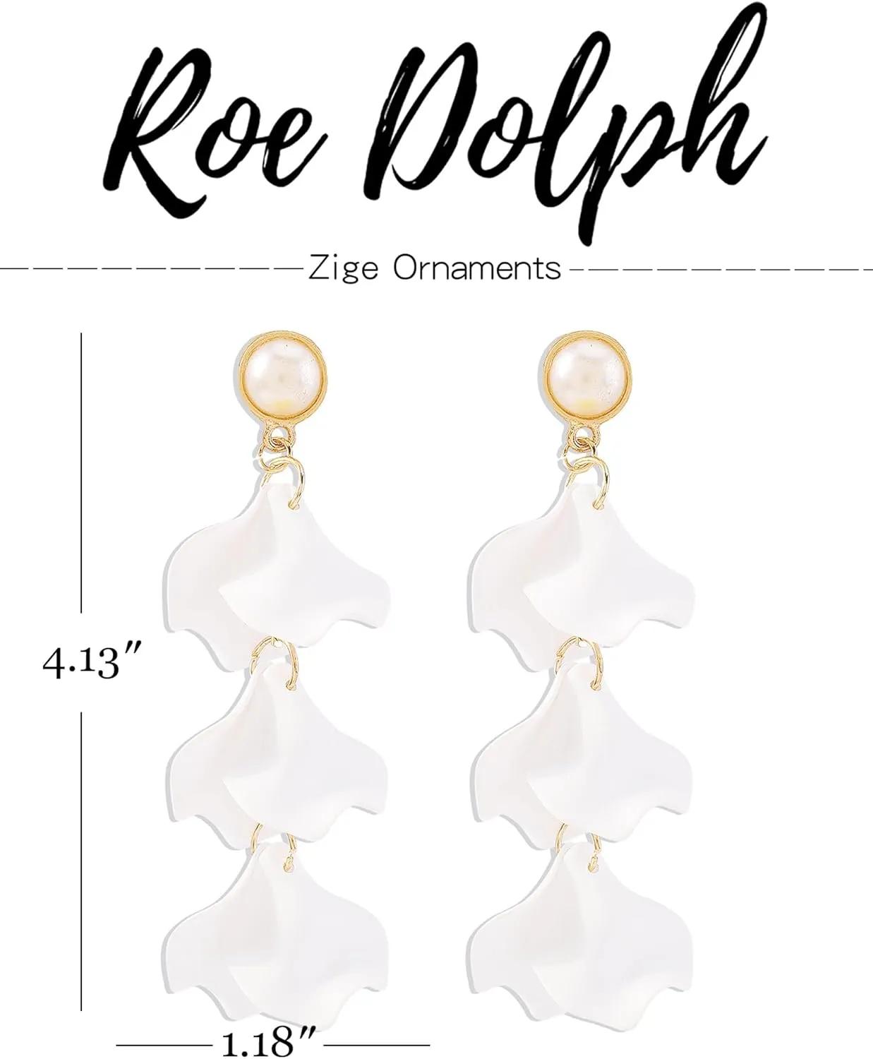 Boho Baroque Pearl Dangle Earrings - Elegant Wedding & Statement Studs for Guest Dresses Accessories