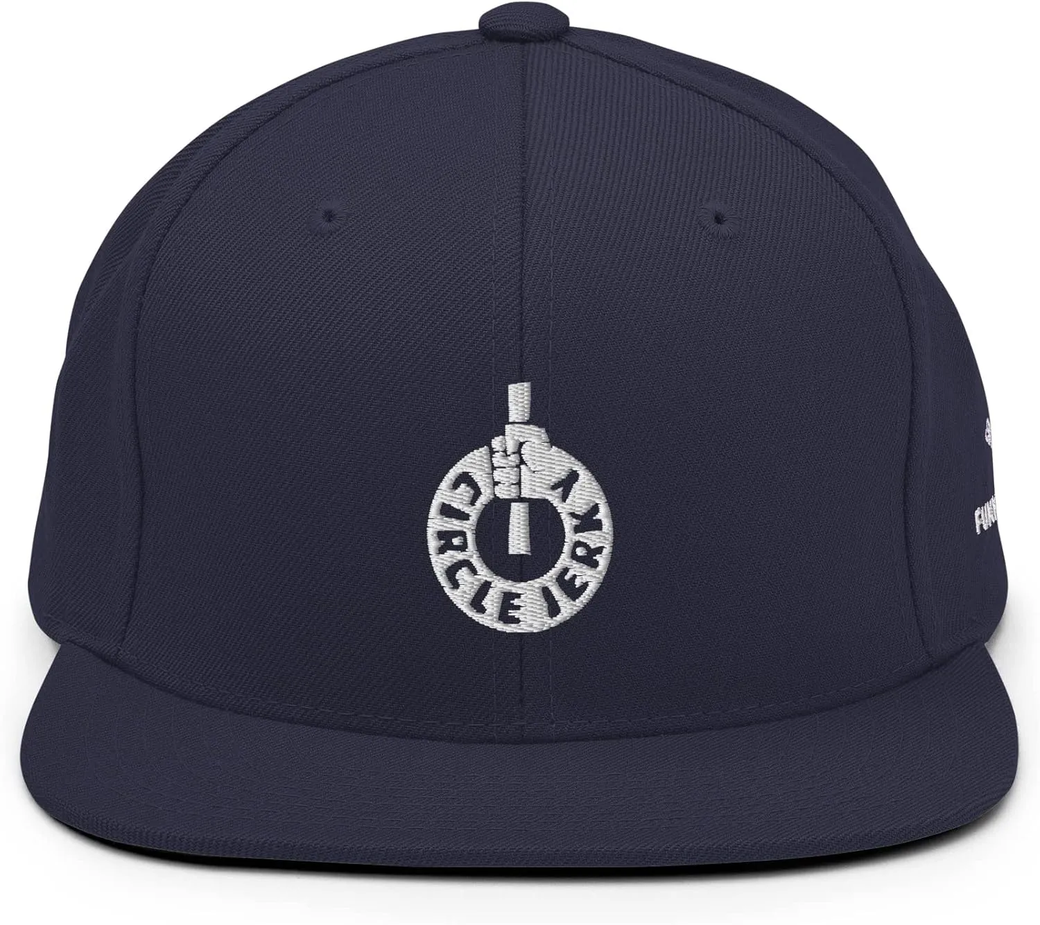 Circle Jerky Flat Brim Snapback Hat