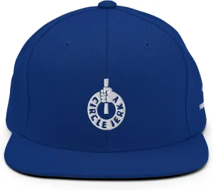 Circle Jerky Flat Brim Snapback Hat