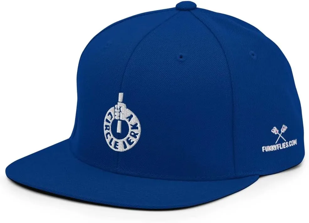 Circle Jerky Flat Brim Snapback Hat