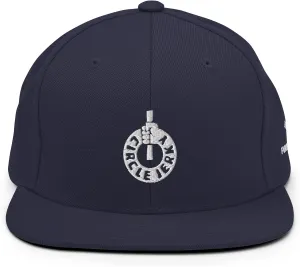 Circle Jerky Flat Brim Snapback Hat