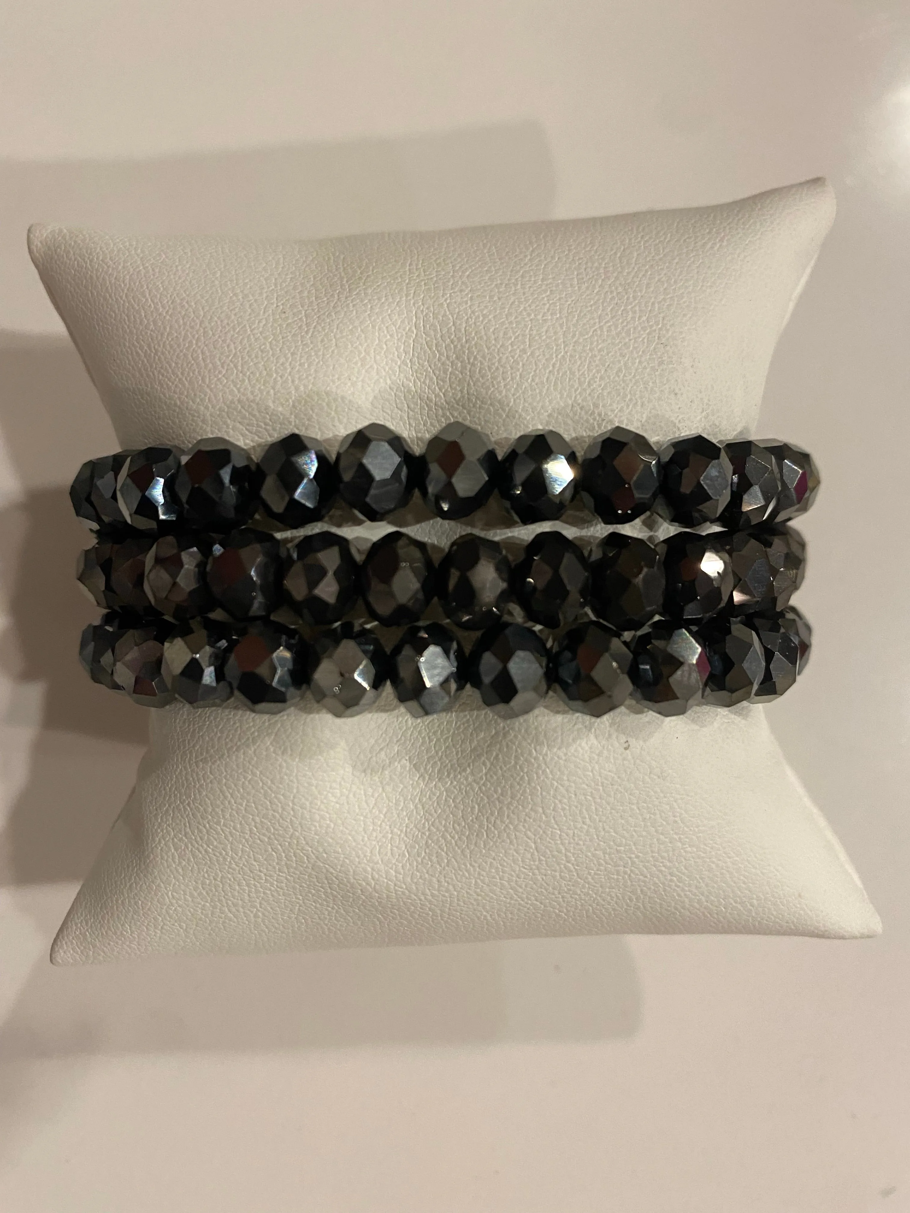 Gorgeous Small Hand Beaded Stretch Bracelets