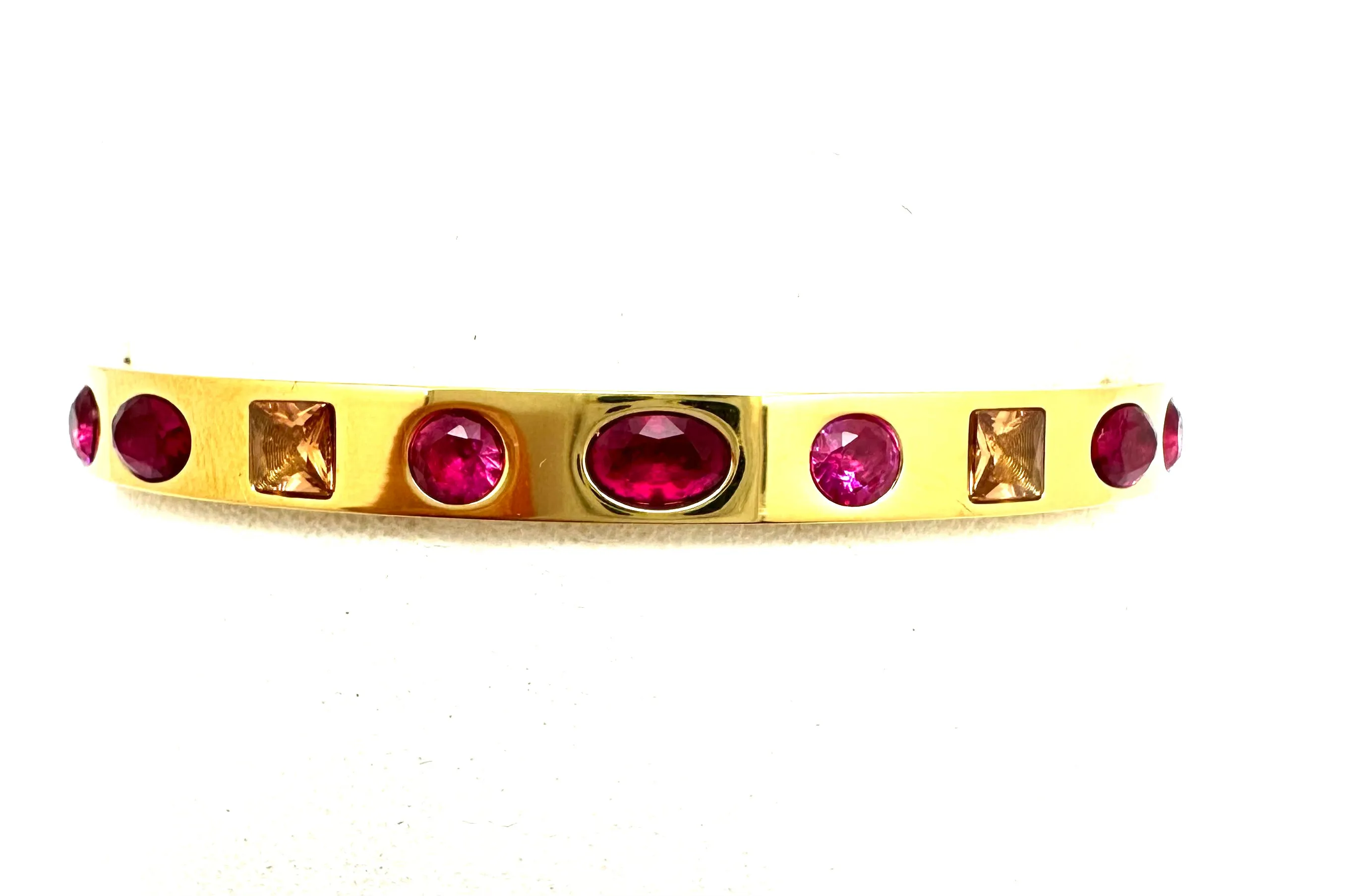 Multi Stone Bangle Bracelet