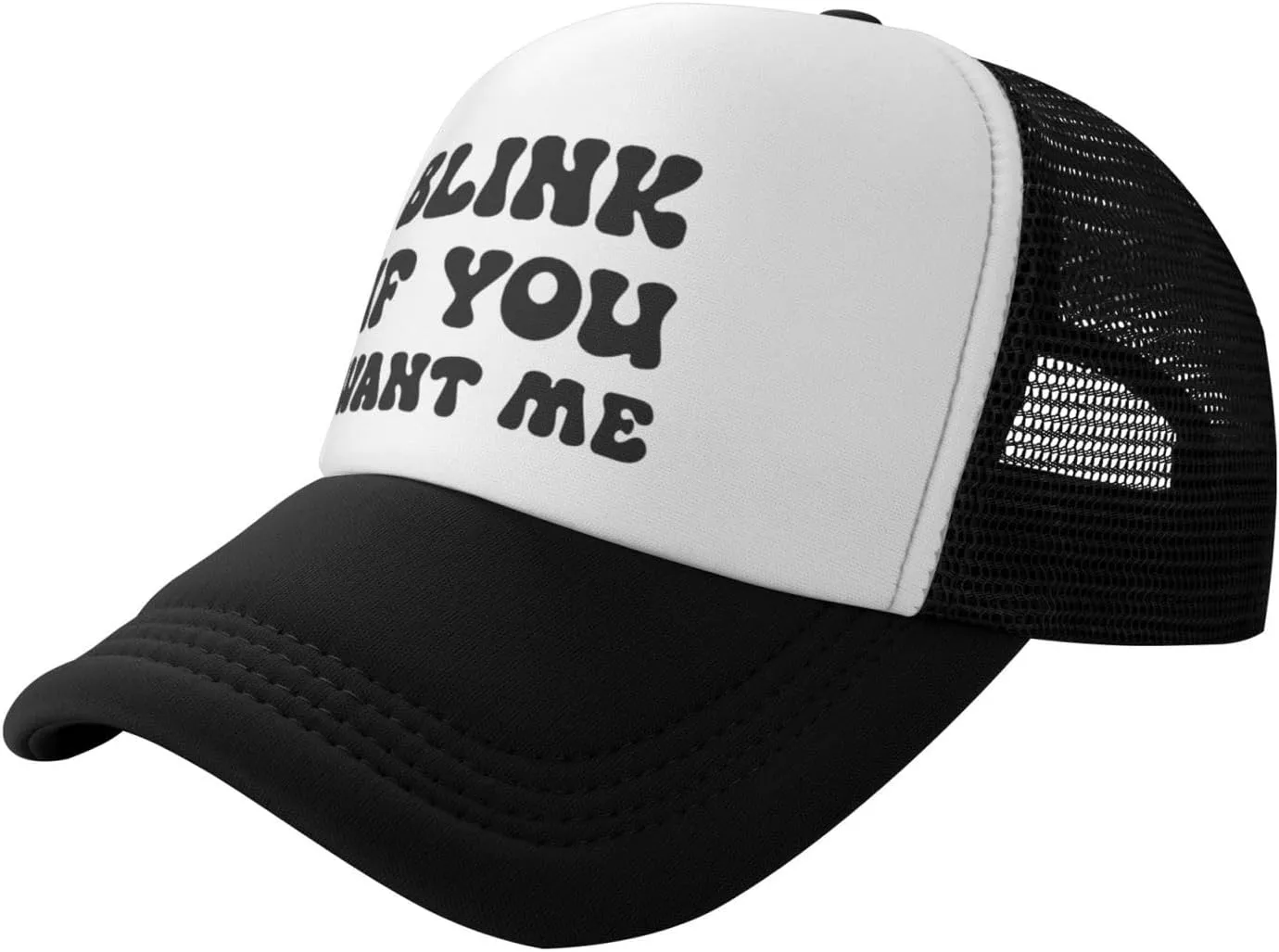 Put It On My Husband's Tab Drinking Trucker Hat - Funny Pink Trucker Hat for Women and Men
