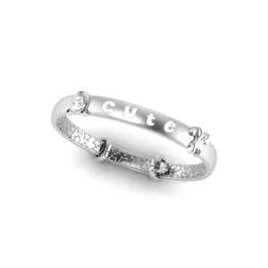 Sterling Silver Bracelet - Cute Extendable Bracelet